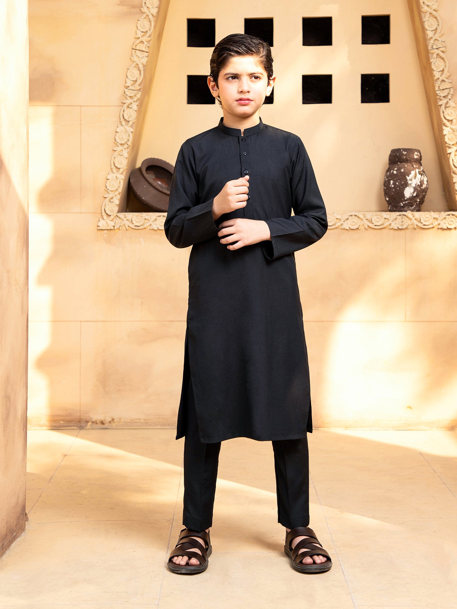 Black Kurta Trouser