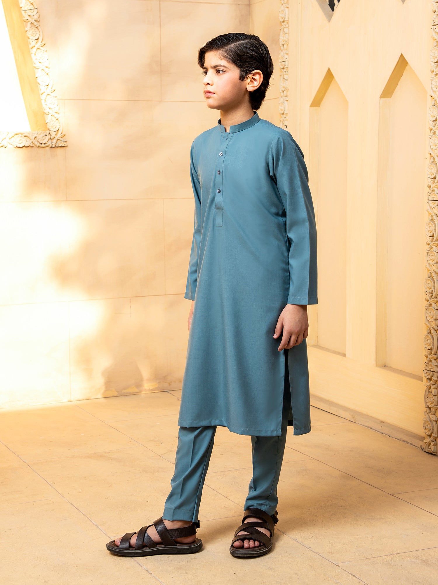 Pacific Blue Kurta Trouser