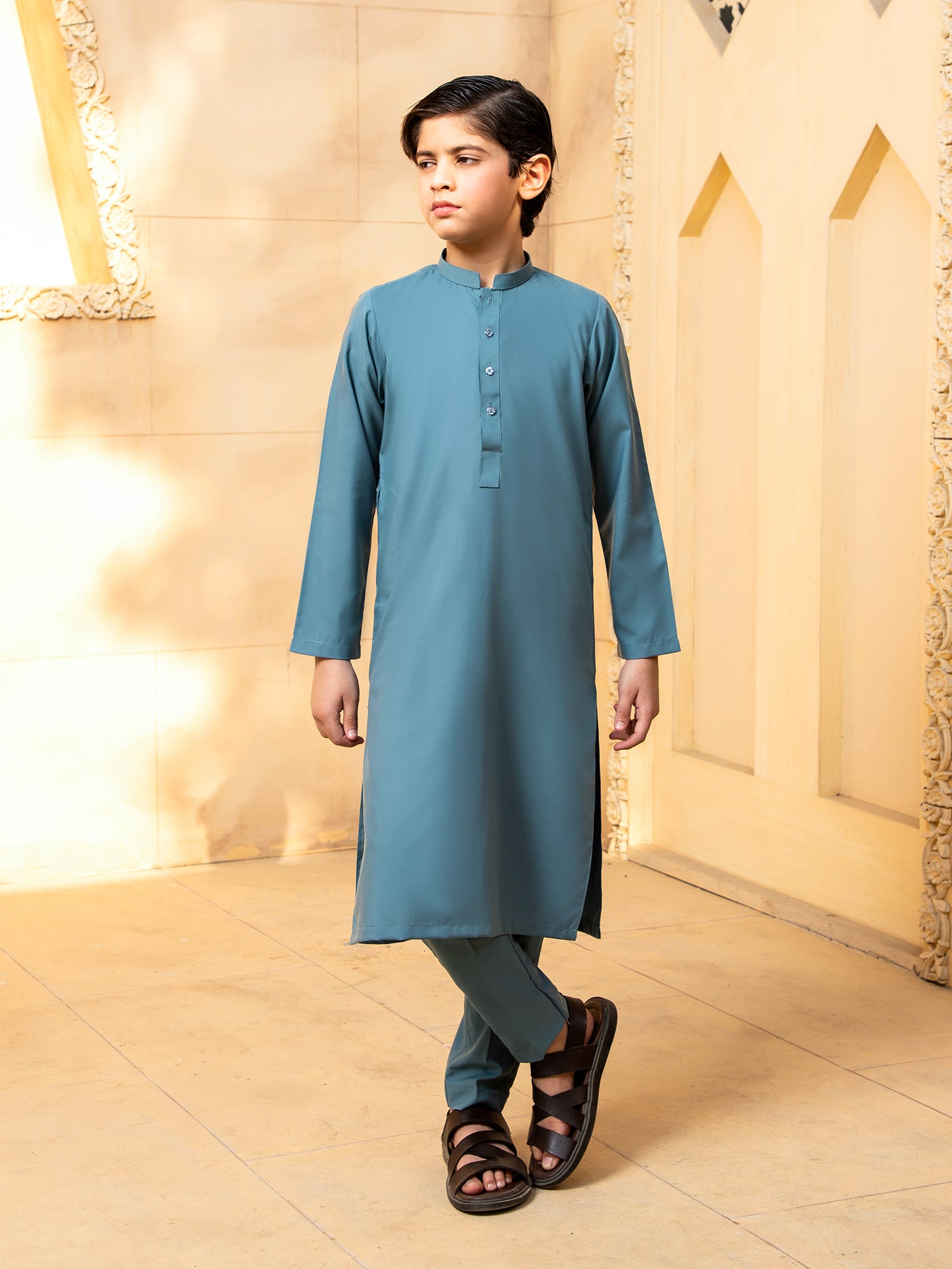 Pacific Blue Kurta Trouser